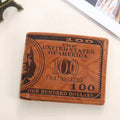 PU Leather Dollar Wallet